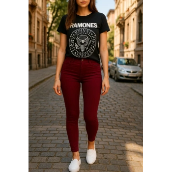 MARSiLYAN- Gabardin Kumaş Yüksek Bel Pantolon 90cm Bel 38cm