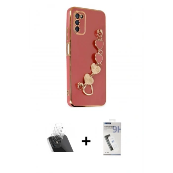 MARSİLYAN™- Galaxy A03S Kılıf Nova Işık Prime - Şeffaf Uv Polymer Nano Ekran Koruyucu + Kamera Lens Koruma Cam - SF