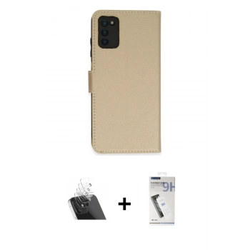 MARSİLYAN™- Galaxy A03S Kılıf Siluet Işık Serisi - Şeffaf Uv Polymer Nano Ekran Koruyucu + Kamera Lens Koruma Cam - SF