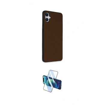 MARSİLYAN™- Galaxy A05 Kılıf Akış Asil Koleksiyonu - Siyah 3D Antistatik Seramik Nano Ekran Koruyucu