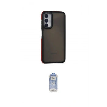 MARSİLYAN™- Galaxy A05S Kılıf Eksen Işık - Siyah Joko Magic 5D Cam
