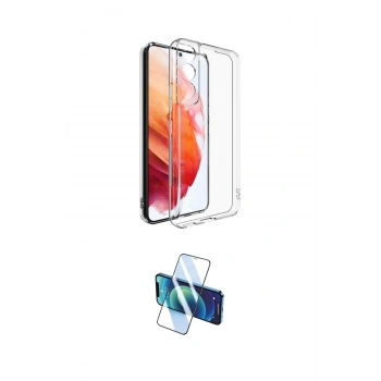 MARSİLYAN™- Galaxy A05S Kılıf Zirve Doku - Siyah 3D Antistatik Seramik Nano Ekran Koruyucu