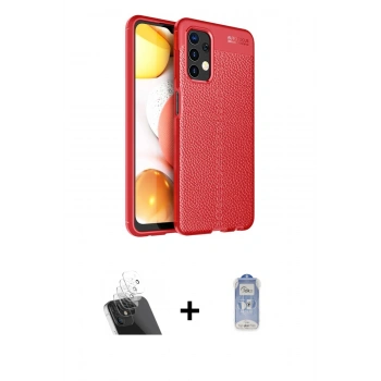 MARSİLYAN™- Galaxy A13 4G Kılıf Doruk Klasik Özel Seri - Siyah Joko Magic 5D Cam + Kamera Lens Koruma Cam - SF