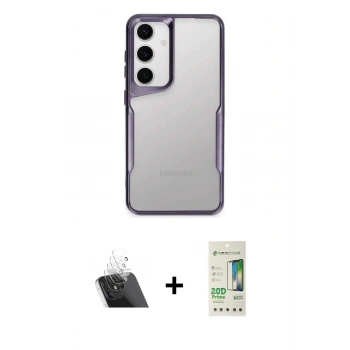 MARSİLYAN™- Galaxy A14 4G Kılıf Akış Çizgi Koleksiyonu - Siyah 20D Premium Cam Ekran Koruyucu + Kamera Lens Koruma Cam - SF