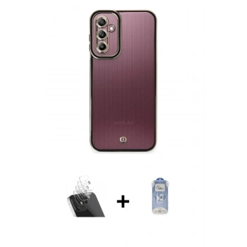 MARSİLYAN™- Galaxy A14 4G Kılıf Çekirdek Klasik Serisi - Siyah Joko Magic 5D Cam + Kamera Lens Koruma Cam - SF