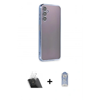 MARSİLYAN™- Galaxy A14 4G Kılıf Vadi Minimal - Siyah Joko Magic 5D Cam + Kamera Lens Koruma Cam - SF