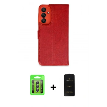 MARSİLYAN™- Galaxy A15 4G Kılıf Siluet Işık Serisi - Siyah 6D Antistatik Mat Seramik Hayalet Nano Ekran Koruyucu + Raze Metal Kamera Lens - GS