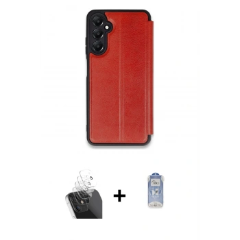 MARSİLYAN™- Galaxy A15 4G Kılıf Zirve Yansıma Serisi - Siyah Joko Magic 5D Cam + Kamera Lens Koruma Cam - SF