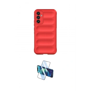 MARSİLYAN™- Galaxy A16 5G Kılıf Atlas Koleksiyonu - Siyah 3D Antistatik Seramik Nano Ekran Koruyucu