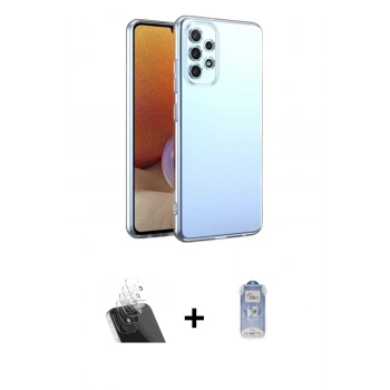 MARSİLYAN™- Galaxy A23 4G Kılıf Zirve Doku - Siyah Joko Magic 5D Cam + Kamera Lens Koruma Cam - SF
