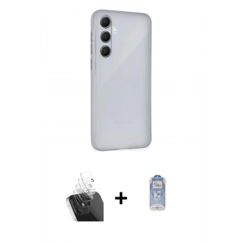 MARSİLYAN™- Galaxy A25 5G Kılıf Atlas Minimal Prime - Siyah Joko Magic 5D Cam + Kamera Lens Koruma Cam - SF