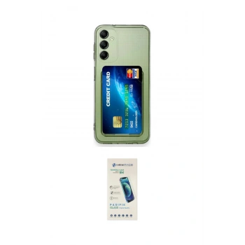 MARSİLYAN™- Galaxy A25 5G Kılıf Doruk Klasik Koleksiyonu - Şeffaf Pasifik Cam Ekran Koruyucu