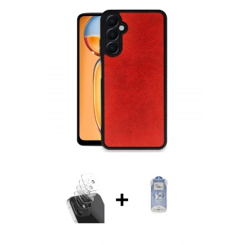 MARSİLYAN™- Galaxy A25 5G Kılıf Kıvılcım Işık Serisi - Siyah Joko Magic 5D Cam + Kamera Lens Koruma Cam - SF
