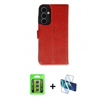 MARSİLYAN™- Galaxy A25 5G Kılıf Siluet Işık Serisi - Siyah 3D Antistatik Seramik Nano Ekran Koruyucu + Raze Metal Kamera Lens - GS