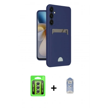 MARSİLYAN™- Galaxy A25 5G Kılıf Vadi Çizgi Prime - Siyah Joko Magic 5D Cam + Raze Metal Kamera Lens - GS