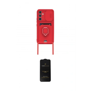 MARSİLYAN™- Galaxy A25 5G Kılıf Vadi Form Prime - Siyah 6D Antistatik Mat Seramik Hayalet Nano Ekran Koruyucu