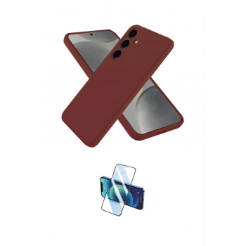 MARSİLYAN™- Galaxy A26 Kılıf Kozmos Yansıma Özel Seri - Siyah 3D Antistatik Cam Ekran Koruyucu
