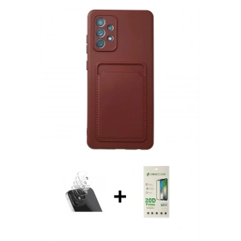 MARSİLYAN™- Galaxy A33 5G Kılıf Vadi Çizgi Prime - Siyah 20D Premium Cam Ekran Koruyucu + Kamera Lens Koruma Cam - SF