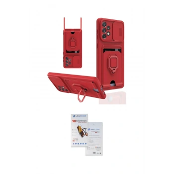 MARSİLYAN™- Galaxy A33 5G Kılıf Vadi Form Prime - Siyah Seramik Nano Ekran Koruyucu