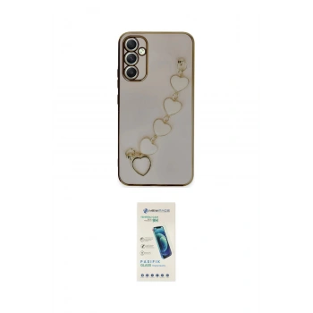 MARSİLYAN™- Galaxy A34 5G Kılıf Nova Işık Prime - Şeffaf Pasifik Cam Ekran Koruyucu