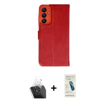 MARSİLYAN™- Galaxy A35 5G Kılıf Siluet Işık Serisi - Şeffaf Pasifik Cam Ekran Koruyucu + Kamera Lens Koruma Cam - SF
