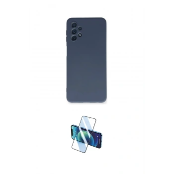 MARSİLYAN™- Galaxy A52 Kılıf Ahenk Serisi - Siyah 3D Antistatik Seramik Nano Ekran Koruyucu