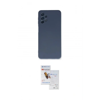 MARSİLYAN™- Galaxy A52 Kılıf Ahenk Serisi - Siyah Seramik Nano Ekran Koruyucu