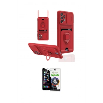MARSİLYAN™- Galaxy A53 5G Kılıf Vadi Form Prime - Şeffaf Temperli Cam Ekran Koruyucu