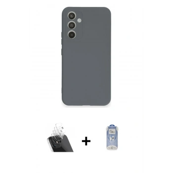 MARSİLYAN™- Galaxy A54 5G Kılıf Ahenk Serisi - Siyah Joko Magic 5D Cam + Kamera Lens Koruma Cam - SF