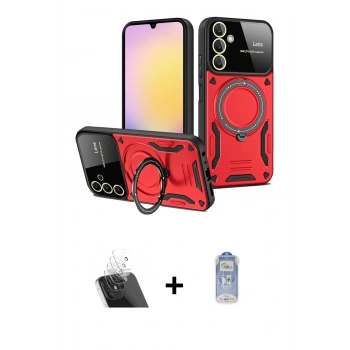 MARSİLYAN™- Galaxy A54 5G Kılıf Kıvılcım Modern Serisi - Siyah Joko Magic 5D Cam + Kamera Lens Koruma Cam - SF