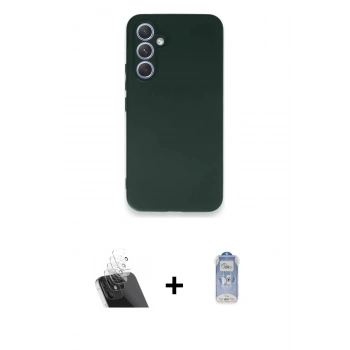 MARSİLYAN™- Galaxy A54 5G Kılıf Kozmos Yansıma Özel Seri - Siyah Joko Magic 5D Cam + Kamera Lens Koruma Cam - SF