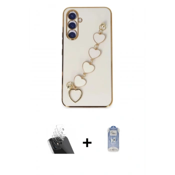 MARSİLYAN™- Galaxy A54 5G Kılıf Nova Işık Prime - Siyah Joko Magic 5D Cam + Kamera Lens Koruma Cam - SF