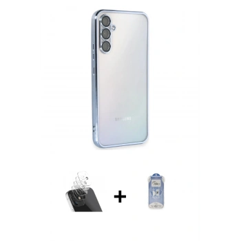 MARSİLYAN™- Galaxy A54 5G Kılıf Vadi Minimal - Siyah Joko Magic 5D Cam + Kamera Lens Koruma Cam - SF