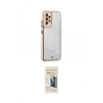 MARSİLYAN™- Galaxy A73 5G Kılıf Çekirdek Klasik Serisi - Siyah 6D Mat Seramik Hayalet Nano Ekran Koruyucu