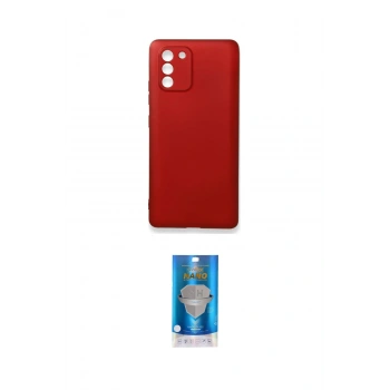MARSİLYAN™- Galaxy A91 / S10 Lite Kılıf Kozmos Yansıma Özel Seri - Şeffaf Royal Nano Ekran Koruyucu