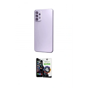 MARSİLYAN™- Galaxy M31S Kılıf Kozmos Yansıma Özel Seri - Şeffaf Temperli Cam Ekran Koruyucu