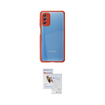 MARSİLYAN™- Galaxy M52 5G Kılıf Nova Asil Özel Seri - Siyah Seramik Nano Ekran Koruyucu