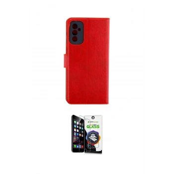 MARSİLYAN™- Galaxy M52 5G Kılıf Siluet Işık Serisi - Şeffaf Temperli Cam Ekran Koruyucu