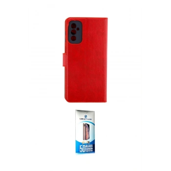 MARSİLYAN™- Galaxy M52 5G Kılıf Siluet Işık Serisi - Siyah 5D Eko Cam Ekran Koruyucu