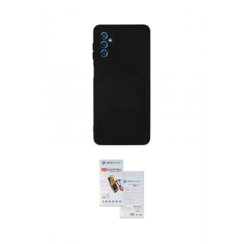 MARSİLYAN™- Galaxy M52 5G Kılıf Vadi Çizgi Prime - Siyah Seramik Nano Ekran Koruyucu