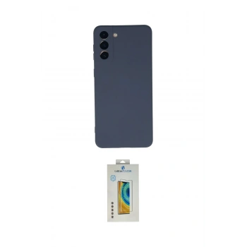 MARSİLYAN™- Galaxy S21 Plus Kılıf Ahenk Serisi - Şeffaf Polymer Nano Ekran Koruyucu