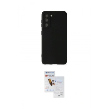 MARSİLYAN™- Galaxy S22 Plus Kılıf Kozmos Yansıma Özel Seri - Siyah Seramik Nano Ekran Koruyucu