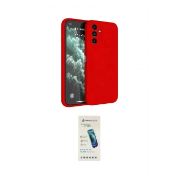 MARSİLYAN™- Galaxy S23 FE Kılıf Kozmos Yansıma Özel Seri - Şeffaf Pasifik Cam Ekran Koruyucu