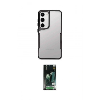 MARSİLYAN™- Galaxy S23 Kılıf Akış Çizgi Koleksiyonu - Şeffaf 360 Full Body Arka Koruyucu