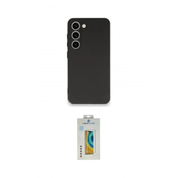 MARSİLYAN™- Galaxy S23 Plus Kılıf Kozmos Yansıma Özel Seri - Şeffaf Polymer Nano Ekran Koruyucu