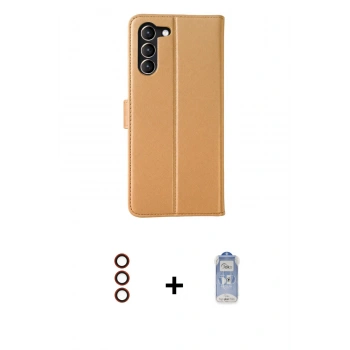 MARSİLYAN™- Galaxy S23 Plus Kılıf Siluet Işık Serisi - Siyah Joko Magic 5D Cam + Metal Kamera Lens - KI