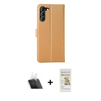 MARSİLYAN™- Galaxy S23 Plus Kılıf Siluet Işık Serisi - Siyah Mat Seramik Nano Ekran Koruyucu + Kamera Lens Koruma Cam - SF