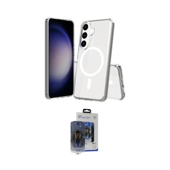 MARSİLYAN™- Galaxy S24 Kılıf Ahenk Yansıma Prime - Siyah Vanessa Magic Cam