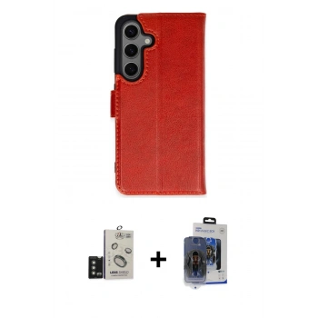 MARSİLYAN™- Galaxy S24 Kılıf Siluet Işık Serisi - Siyah Vanessa Magic Cam + Bilvis Titan Kamera Lens - TMGI