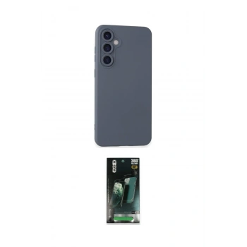 MARSİLYAN™- Galaxy S24 Plus Kılıf Ahenk Serisi - Siyah 360 Mat Full Body Arka Koruyucu